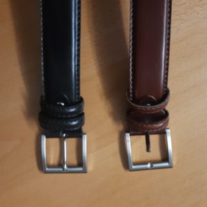 Custom order - 2 men’s belts (shipping costs included)